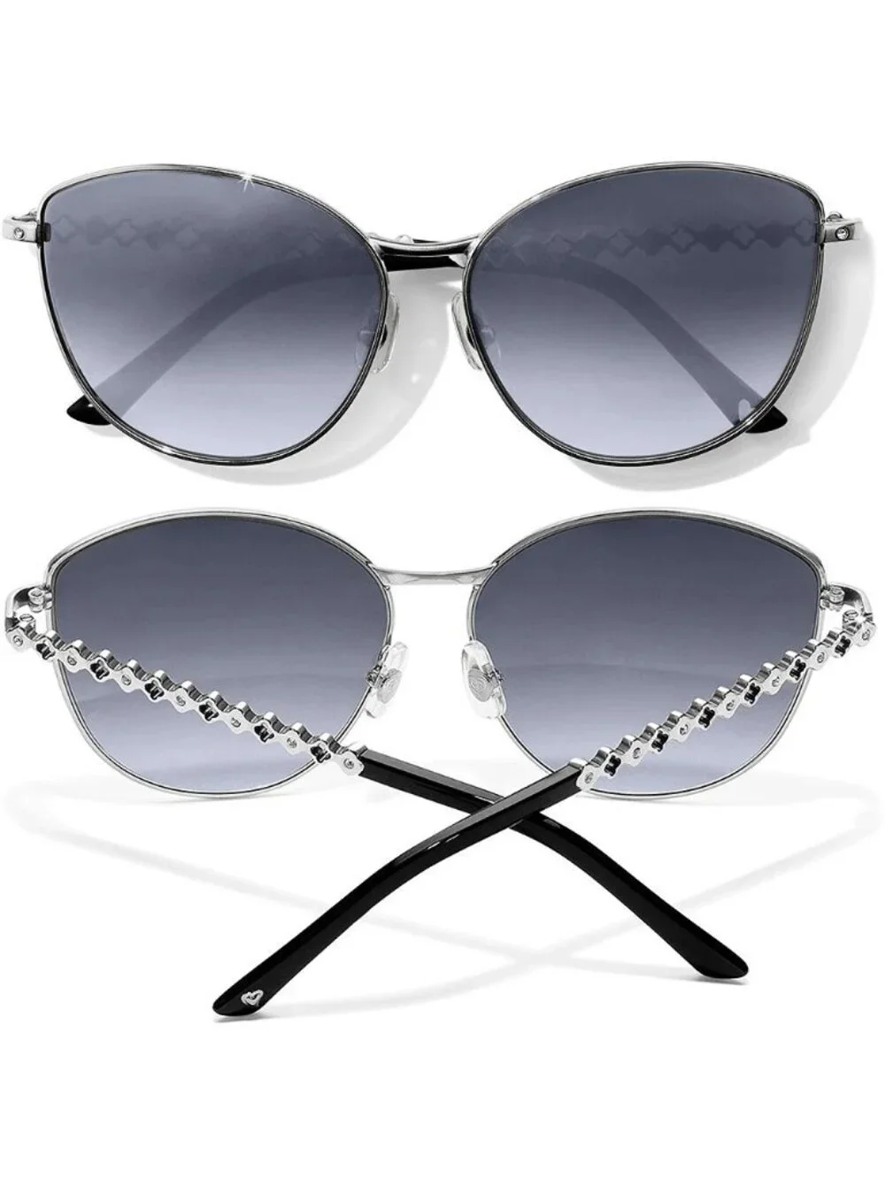 Brighton Toledo Alto Square Sunglasses UVA/UVB Crystals NWT  $130  59.13